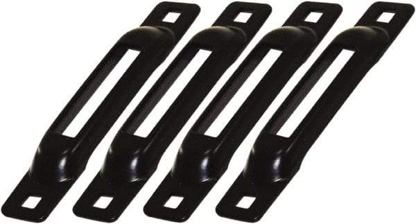 Snap-Loc - 1' Long x 2" Diam, Black Tie Down Strap Kit - Apex Tool & Supply