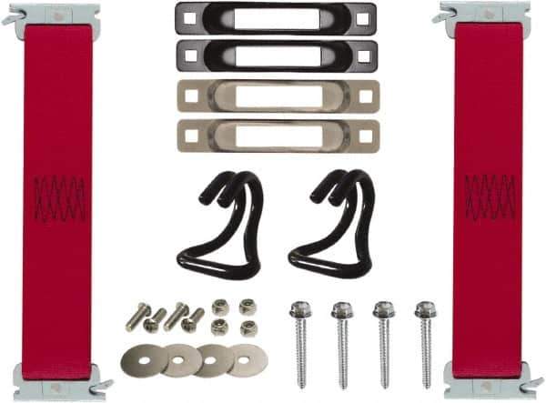 Snap-Loc - 1' Long x 2" Diam, Red Tie Down Strap Kit - Apex Tool & Supply