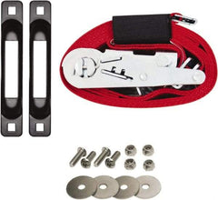 Snap-Loc - 16' Long x 2" Diam, Red Tie Down Strap Kit - Apex Tool & Supply