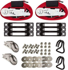 Snap-Loc - 16' Long x 2" Diam, Red Tie Down Strap Kit - Apex Tool & Supply