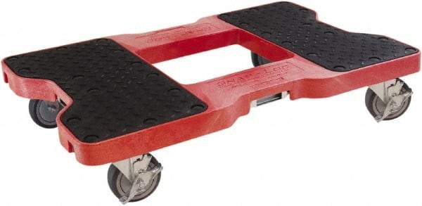 Snap-Loc - 1,500 Lb Capacity Polyethylene Dolly - 32" Long x 20-1/2" Wide x 7" High - Apex Tool & Supply