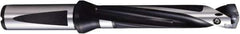 Kyocera - 3/8 to 0.393" Diam, 8xD, 3.15" Max Depth, 1/2" Shank Diam, 5" OAL, Replaceable Tip Drill - DA Insert, 095 Seat Size, SF 8xD Toolholder, Series Magic Drill DRA - Apex Tool & Supply