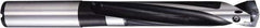 Kyocera - 5/16 to 0.334" Diam, 8xD, 2.677" Max Depth, 3/8" Shank Diam, 4.764" OAL, Replaceable Tip Drill - DA Insert, 080 Seat Size, SS 8xD Toolholder, Series Magic Drill DRA - Apex Tool & Supply