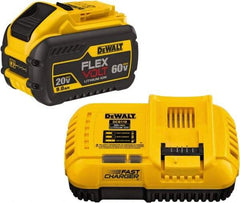 DeWALT - 60 Volt Lithium-Ion Power Tool Battery - 9 Ahr Capacity, 1 hr Charge Time, Series 20/60 FLEXVOLT - Apex Tool & Supply