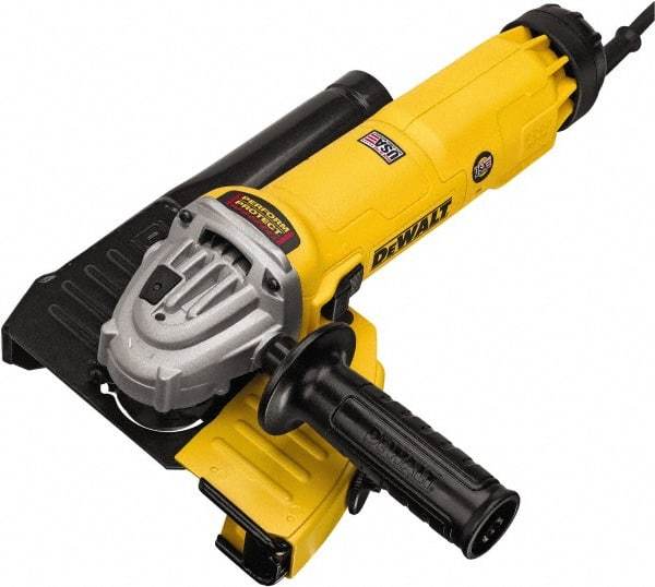 DeWALT - 6" Wheel Diam, 9,000 RPM, Corded Angle & Disc Grinder - 5/8-11 Spindle, 120 Volts, 13 Amps - Apex Tool & Supply