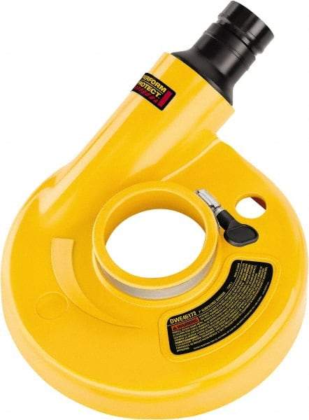 DeWALT - 7" Diam Angle & Disc Grinder Surfacing Shroud - For Use with DWE4517, DWE4519, DWE4557, DWE4559N, DWE4599CN, D28499X, DWE4597, DWE4597N & DWE4599N - Apex Tool & Supply