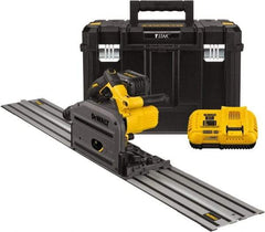 DeWALT - 60 Volt, 6-1/2" Blade, Cordless Circular Saw - 4,000 RPM, 1 Lithium-Ion Battery Included - Apex Tool & Supply