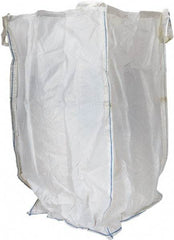 Vestil - 8 Lb Load Capacity, 2-7/8 Cu Yd, Polypropylene Fabric Hopper - 36" Wide x 36" Long x 63" High, White - Apex Tool & Supply