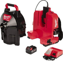 Milwaukee Tool - 18V Battery Battery Drain Cleaning Machine - For 1-1/4" to 4" Pipe - Apex Tool & Supply