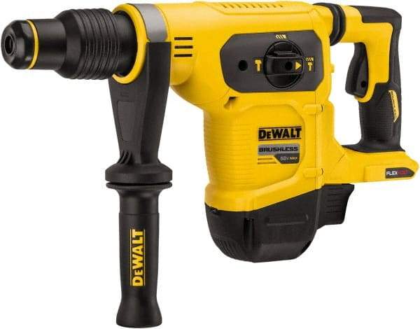 DeWALT - 60 Volt 1" SDS Max Chuck Cordless Rotary Hammer - 0 to 3,150 BPM, 0 to 550 RPM, Reversible - Apex Tool & Supply