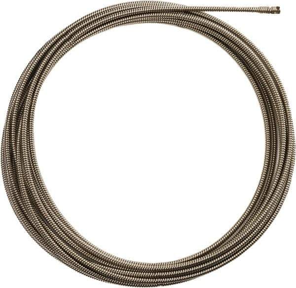Milwaukee Tool - 3/8" x 50' Drain Cleaning Machine Cable - Inner Core, 1-1/4" to 2-1/2" Pipe, Use with Milwaukee Drain Cleaning Tools - Apex Tool & Supply
