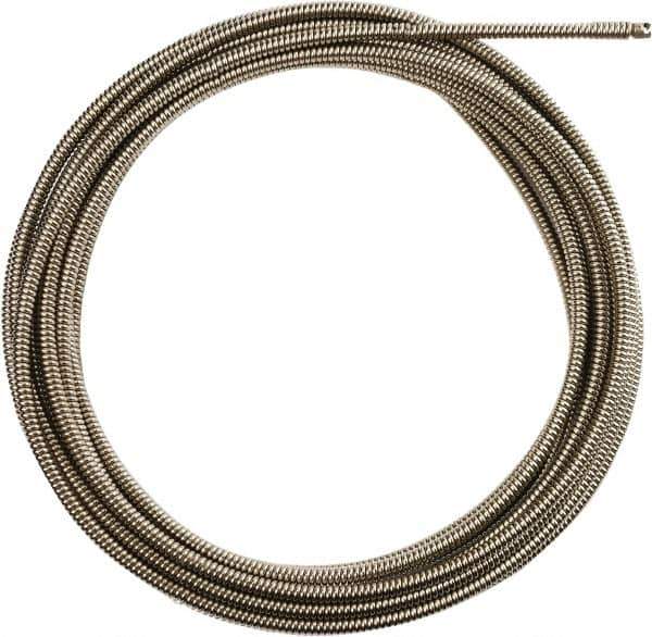 Milwaukee Tool - 5/8" x 50' Drain Cleaning Machine Cable - All-Purpose Wind, 1-1/4" to 2-1/2" Pipe, Use with Milwaukee Drain Cleaning Tools - Apex Tool & Supply