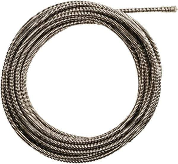 Milwaukee Tool - 3/8" x 35' Drain Cleaning Machine Cable - Inner Core, 1-1/4" to 2-1/2" Pipe, Use with Milwaukee Drain Cleaning Tools - Apex Tool & Supply