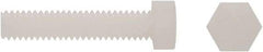 Electro Hardware - 5/8-18, 1-3/8" Long Hex Head Cap Screw - Fully Threaded, Grade 6/6 Nylon, Uncoated - Apex Tool & Supply