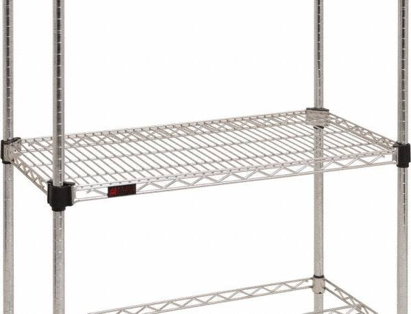Eagle MHC - 30" Wide, 1-1/8 High, Open Shelving Accessory/Component - Steel Chrome Plated, Chrome Finish, 24" Deep, Use with Eagle MHC Shelving - Apex Tool & Supply