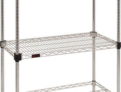 Eagle MHC - 24" Wide, 1-1/8 High, Open Shelving Accessory/Component - Steel Chrome Plated, Chrome Finish, 24" Deep, Use with Eagle MHC Shelving - Apex Tool & Supply