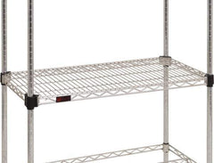 Eagle MHC - 60" Wide, 1-1/8 High, Open Shelving Accessory/Component - Steel Chrome Plated, Chrome Finish, 21" Deep, Use with Eagle MHC Shelving - Apex Tool & Supply
