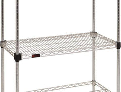 Eagle MHC - 54" Wide, 1-1/8 High, Open Shelving Accessory/Component - Steel Chrome Plated, Chrome Finish, 21" Deep, Use with Eagle MHC Shelving - Apex Tool & Supply