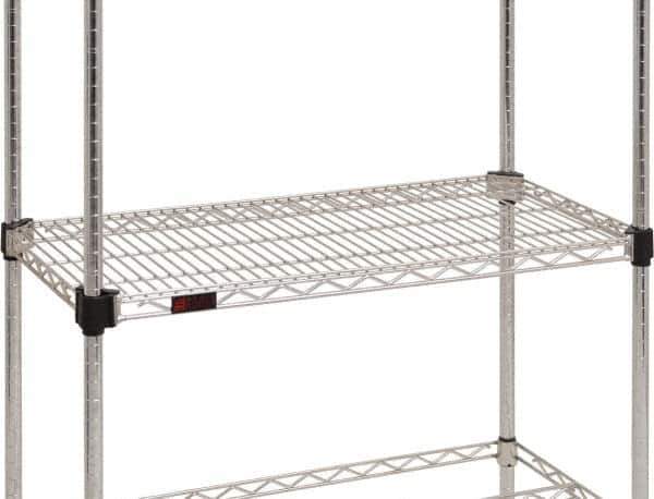 Eagle MHC - 48" Wide, 1-1/8 High, Open Shelving Accessory/Component - Zinc, Zinc Finish, 24" Deep, Use with Eagle MHC Shelving - Apex Tool & Supply