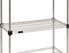 Eagle MHC - 24" Wide, 1-1/8 High, Open Shelving Accessory/Component - Steel Chrome Plated, Chrome Finish, 21" Deep, Use with Eagle MHC Shelving - Apex Tool & Supply