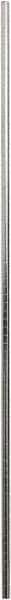 Eagle MHC - 1" Wide, 63 High, Open Shelving Accessory/Component - Steel Chrome Plated, Chrome Finish, 1" Deep, Use with Eagle MHC Shelving - Apex Tool & Supply