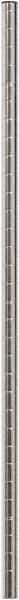 Eagle MHC - 1" Wide, 33 High, Open Shelving Accessory/Component - Steel Chrome Plated, Chrome Finish, 1" Deep, Use with Eagle MHC Shelving - Apex Tool & Supply