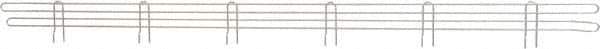 Eagle MHC - 72" Wide, 4 High, Open Shelving Accessory/Component - Steel Chrome Plated, Chrome Finish, 1/4" Deep, Use with Eagle MHC Shelving - Apex Tool & Supply