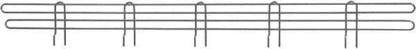Eagle MHC - 54" Wide, 4 High, Open Shelving Accessory/Component - Steel with Epoxy Coating, 1/4" Deep, Use with Eagle MHC Shelving - Apex Tool & Supply
