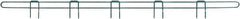 Eagle MHC - 54" Wide, 1 High, Open Shelving Accessory/Component - Steel with Epoxy Coating, 1/4" Deep, Use with Eagle MHC Shelving - Apex Tool & Supply