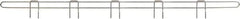 Eagle MHC - 48" Wide, 1 High, Open Shelving Accessory/Component - Steel with Epoxy Coating, Stainless Steel Finish, 1/4" Deep, Use with Eagle MHC Shelving - Apex Tool & Supply