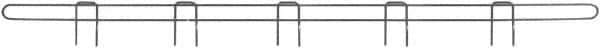 Eagle MHC - 48" Wide, 1 High, Open Shelving Accessory/Component - Steel with Epoxy Coating, 1/4" Deep, Use with Eagle MHC Shelving - Apex Tool & Supply