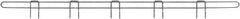 Eagle MHC - 48" Wide, 1 High, Open Shelving Accessory/Component - Steel with Epoxy Coating, 1/4" Deep, Use with Eagle MHC Shelving - Apex Tool & Supply