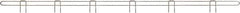 Eagle MHC - 72" Wide, 1 High, Open Shelving Accessory/Component - Steel Chrome Plated, Chrome Finish, 1/4" Deep, Use with Eagle MHC Shelving - Apex Tool & Supply