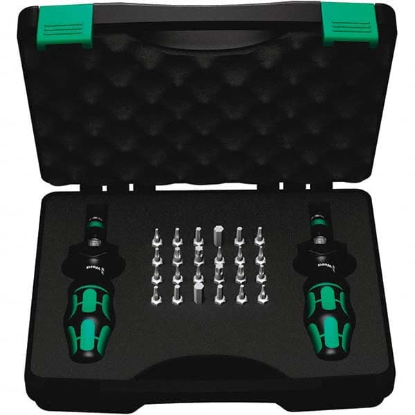 Wera - Torque Limiting Screwdrivers Type: Adjustable Torque Kit Minimum Torque (Nm): 0.30 - Apex Tool & Supply