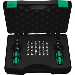 Wera - Torque Limiting Screwdrivers Type: Adjustable Torque Kit Minimum Torque (Nm): 0.30 - Apex Tool & Supply
