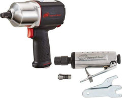 Ingersoll-Rand - 1/2" Drive, 11,000 RPM, 780 Ft/Lb Torque Impact Wrench - Pistol Grip Handle, 1,250 IPM, 5.8 CFM, 90 psi, 1/4" NPTF Inlet - Apex Tool & Supply
