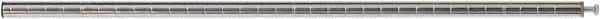 Eagle MHC - 1" Wide, 33 High, Open Shelving Accessory/Component - Steel Chrome Plated, Chrome Finish, Use with Eagle MHC Shelving - Apex Tool & Supply