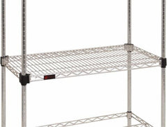 Eagle MHC - 60" Wide, 18 High, Open Shelving Accessory/Component - Steel Chrome Plated, Chrome Finish, Use with Eagle MHC Shelving - Apex Tool & Supply