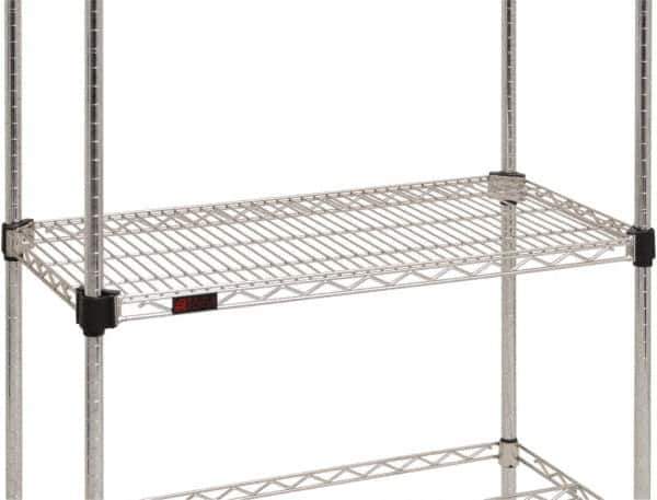 Eagle MHC - 24" Wide, 18 High, Open Shelving Accessory/Component - Steel Chrome Plated, Chrome Finish, Use with Eagle MHC Shelving - Apex Tool & Supply