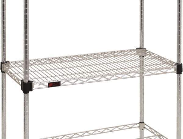 Eagle MHC - 72" Wide, 18 High, Open Shelving Accessory/Component - Steel Chrome Plated, Chrome Finish, Use with Eagle MHC Shelving - Apex Tool & Supply
