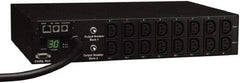 Tripp-Lite - 16 Outlets, 208/240 Volts, 30 Amps, 10' Cord, Power Outlet Strip - Rack Mount, 5-15/20R NEMA Configuration, 19" Strip - Apex Tool & Supply