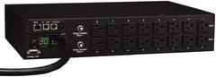 Tripp-Lite - 16 Outlets, 120 VAC30 Amps, 12' Cord, Power Outlet Strip - Rack Mount, 5-15/20R NEMA Configuration, 19" Strip - Apex Tool & Supply