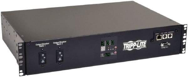 Tripp-Lite - 19 Outlets, 208 Volts, 30 Amps, 12' Cord, Power Outlet Strip - Rack Mount, 5-15/20R NEMA Configuration, 19" Strip - Apex Tool & Supply
