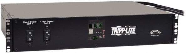Tripp-Lite - 19 Outlets, 208 Volts, 30 Amps, 12' Cord, Power Outlet Strip - Rack Mount, 5-15/20R NEMA Configuration, 19" Strip - Apex Tool & Supply