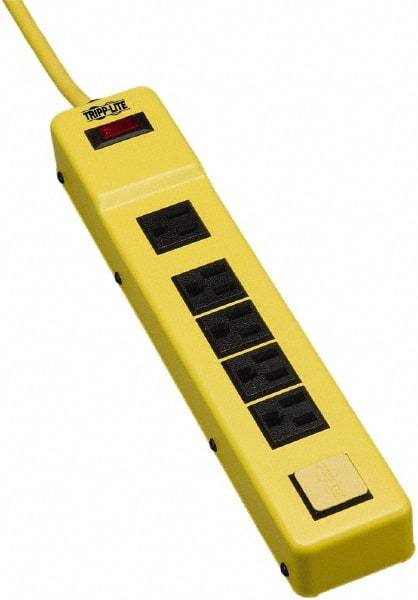Tripp-Lite - 6 Outlets, 120 VAC15 Amps, 6' Cord, Power Outlet Strip - Keyhole, Tab Mount, 5-15 NEMA Configuration, 12.23" Strip - Apex Tool & Supply