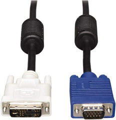 Tripp-Lite - 10' Long, DVI, HD15 Computer Cable - Black, Male x Male - Apex Tool & Supply