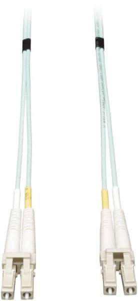 Tripp-Lite - 6' Long, LC/LC Head, Multimode Fiber Optic Cable - Aqua, Use with LAN - Apex Tool & Supply
