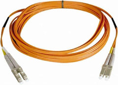 Tripp-Lite - 10' Long, LC/LC Head, Multimode Fiber Optic Cable - Aqua, Use with LAN - Apex Tool & Supply