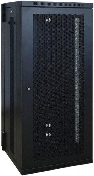 Tripp-Lite - 23.6" Overall Width x 26" Rack Height x 21.6" Overall Depth Data Cable Enclosure - 250 Lb Capacity, Black - Apex Tool & Supply
