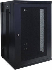 Tripp-Lite - 23.6" Overall Width x 18" Rack Height x 21.6" Overall Depth Data Cable Enclosure - 250 Lb Capacity, Black - Apex Tool & Supply